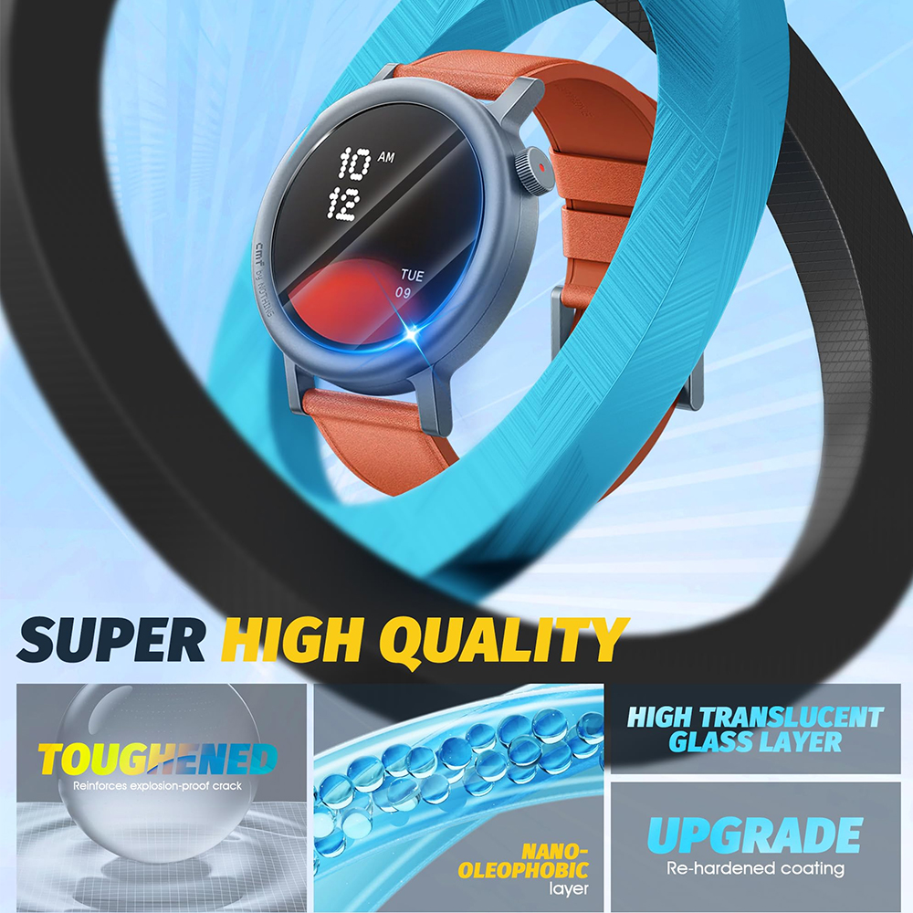 Tempered Glass For CMF Watch P - Glass Protector Auto のレビューと価格