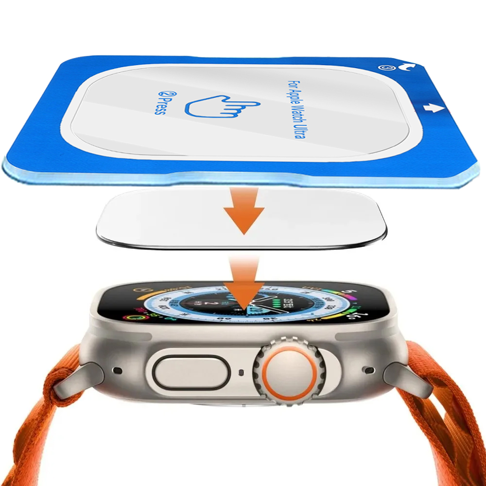 Tempered Glass Film Quick Past - Smartwatch Screen Film のレビューと価格