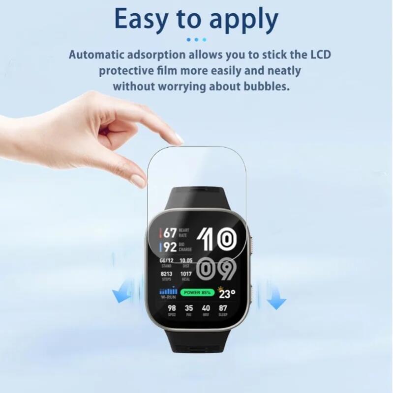 1-3Pcs Easy to Install Tempere - Smartwatch Screen Film のレビューと価格