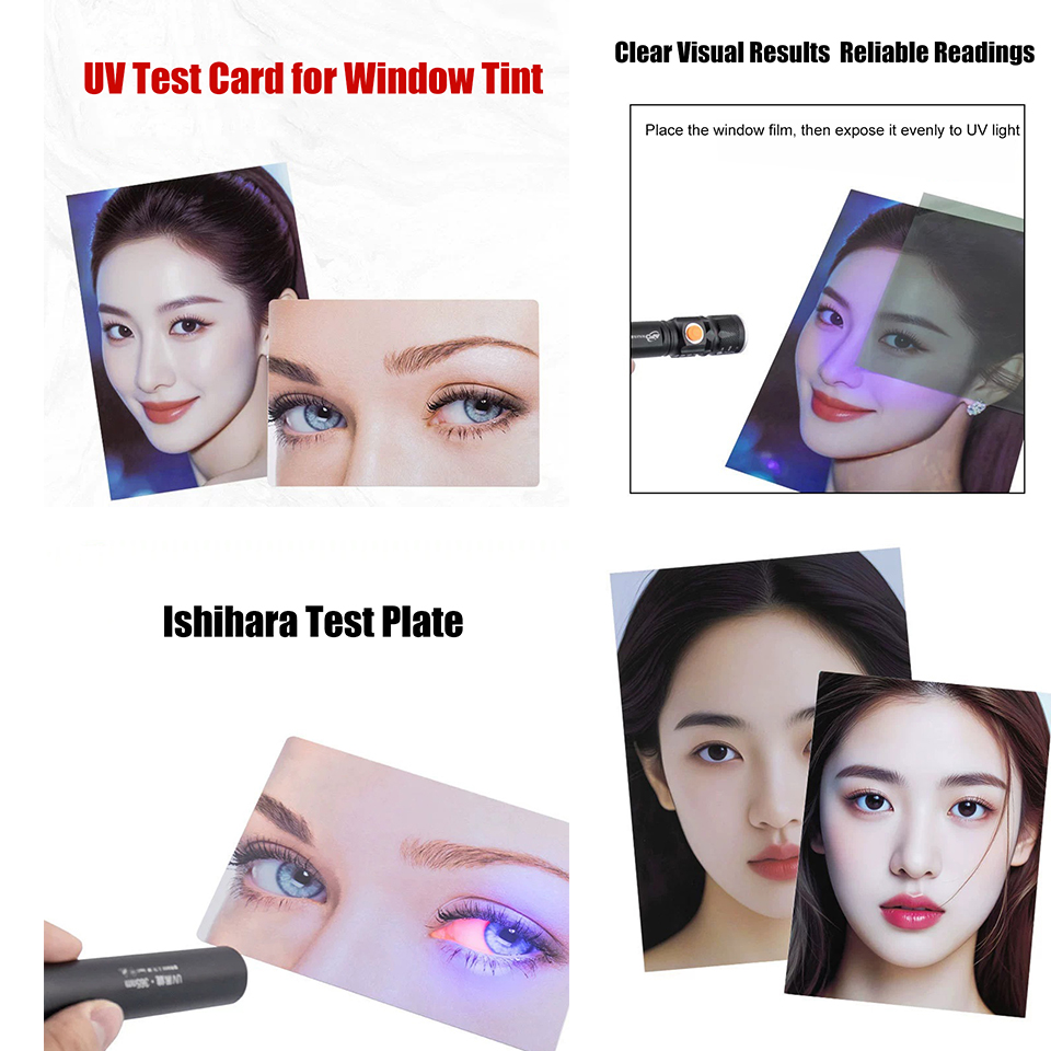 Blue Light & UV Test Card for  - Anti Blue Light Film のレビューと価格