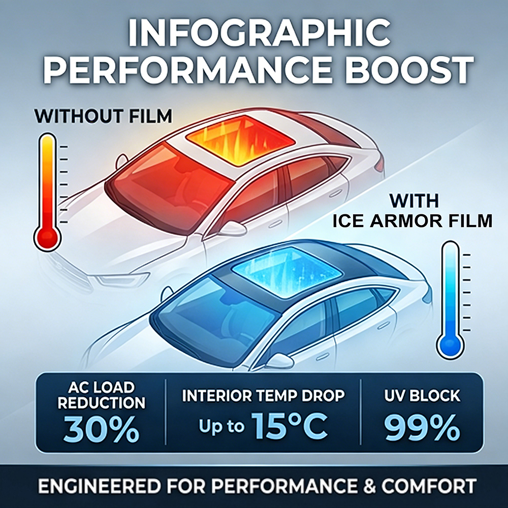 Car Sunroof Skylight Film for  - Anti Blue Light Film のレビューと価格