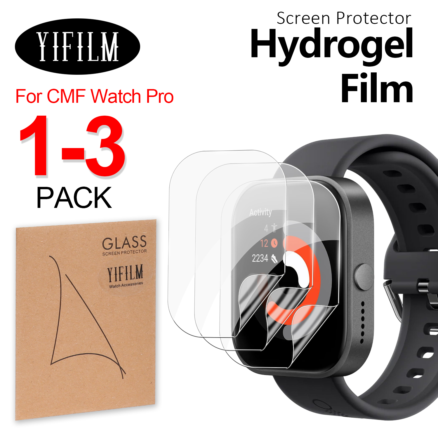 HD Clear TPU Hydraulic Screen  - Hydrogel Screen Protector のレビューと価格