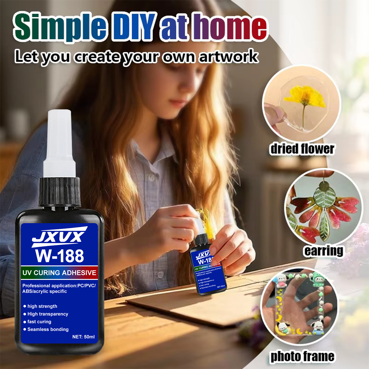 2025 Professional UV Resin-Qui - Liquid Uv Glue Kit のレビューと価格