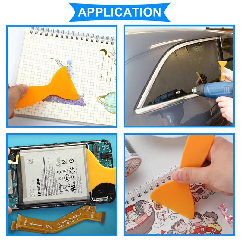 6/12pcs Plastic Scraper Car Au - Air Bubble Remover のレビューと価格
