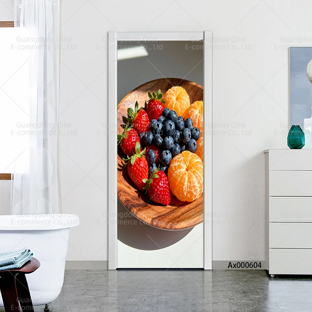 Bright Berry Mix Kitchen Door  - Full Cover Adhesive のレビューと価格