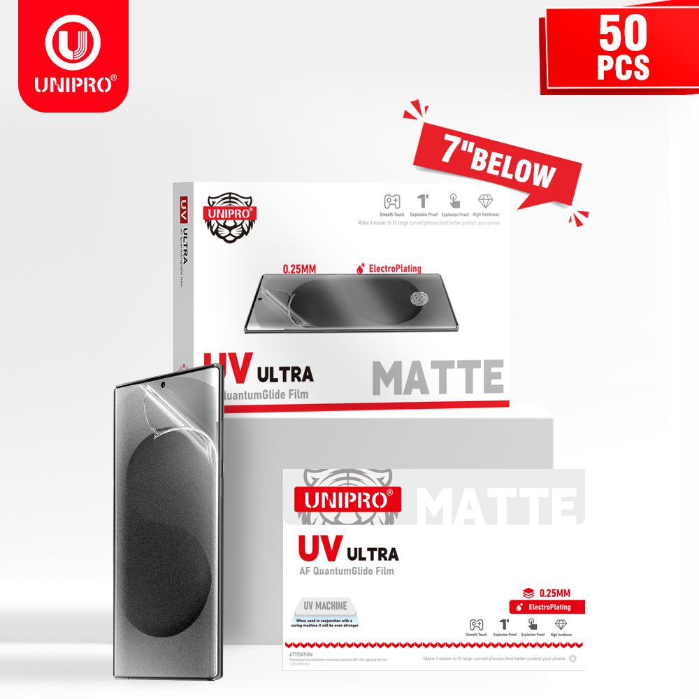 UNIPRO 250um HD MATTE UV Fiber - Screen Protector Cutter のレビューと価格