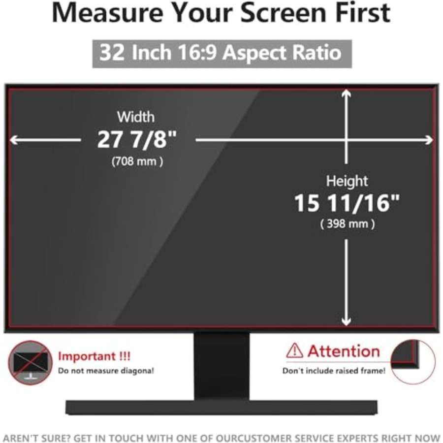 32 Inch Computer Privacy Scree - Privacy Filter 2Pack のレビューと価格