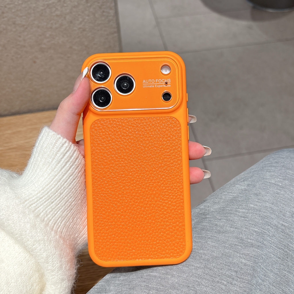 Luxury Lychee Grain Leather Te - Camera Lens Protector のレビューと価格