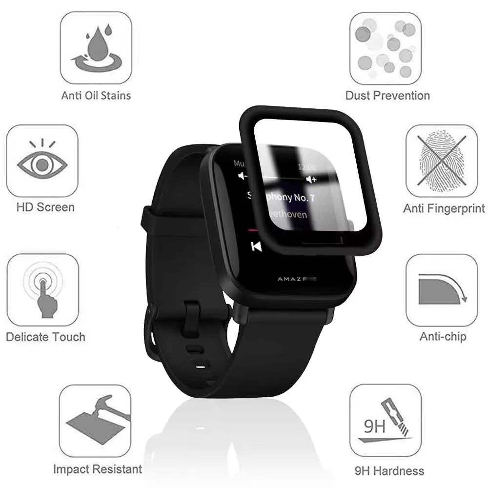 1-6 PCS Screen Protector Film  - Smartwatch Screen Film のレビューと価格