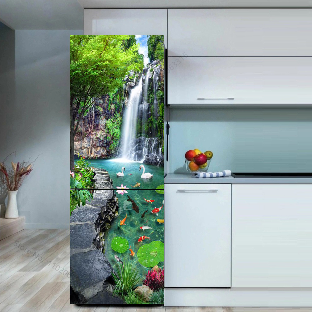 Seaside Beach Fridge Sticker D - Full Cover Adhesive のレビューと価格