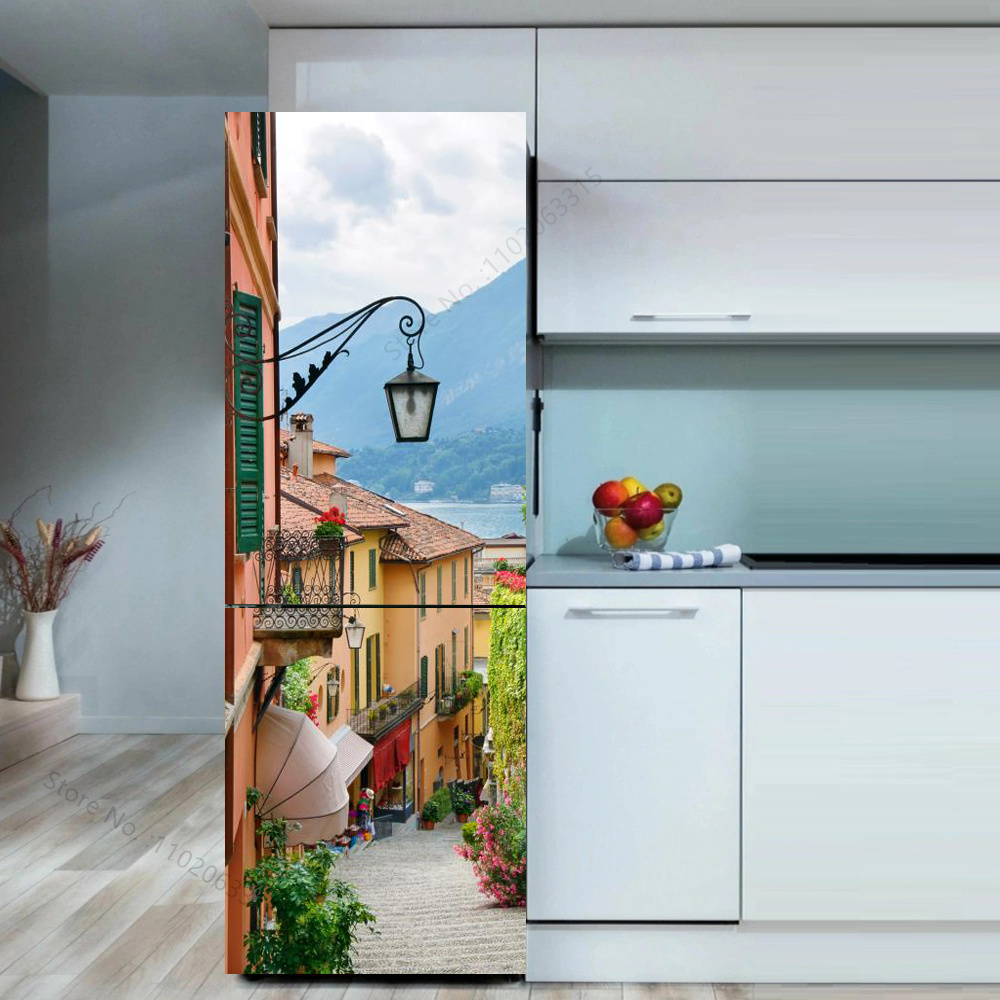 Seaside Beach Fridge Sticker D - Full Cover Adhesive のレビューと価格