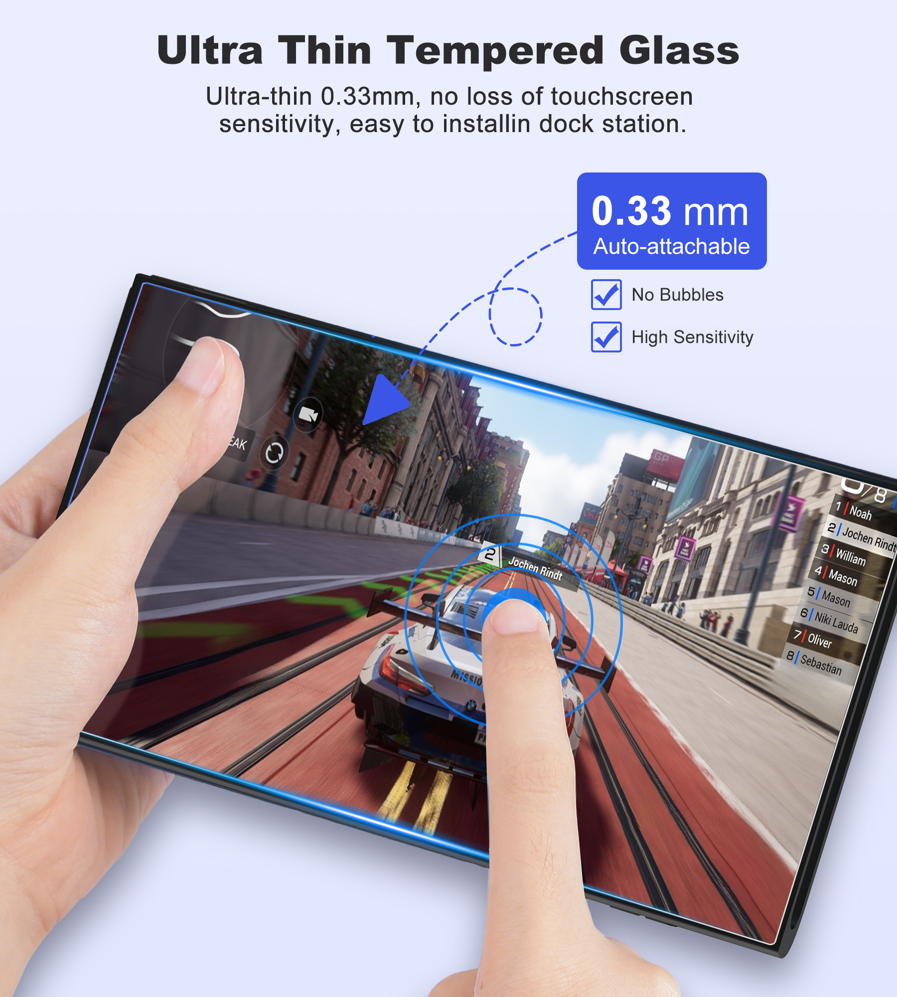 BEBONCOOL 2-Pack Tempered Glas - Screen Alignment Tool のレビューと価格