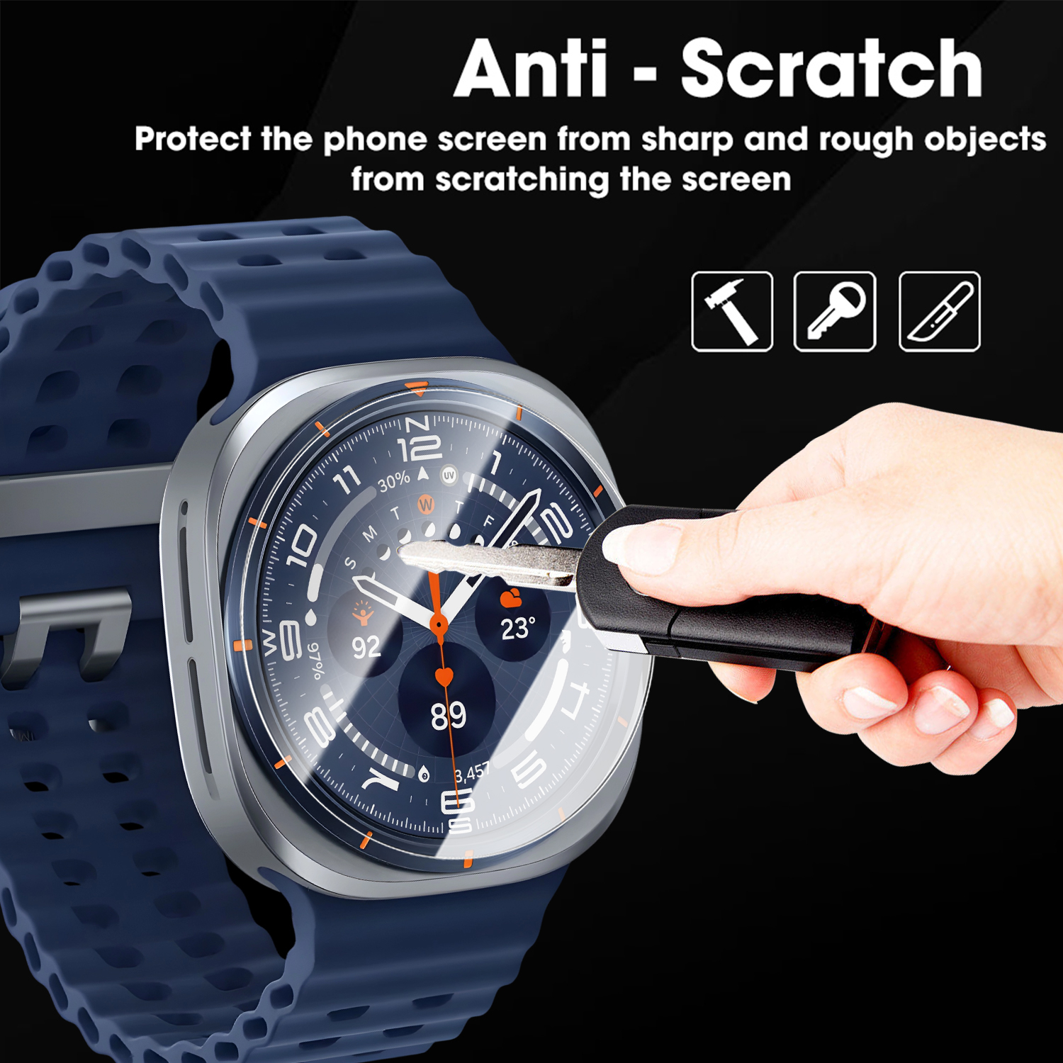 For Samsung Galaxy Watch Ultra - Glass Protector Auto のレビューと価格