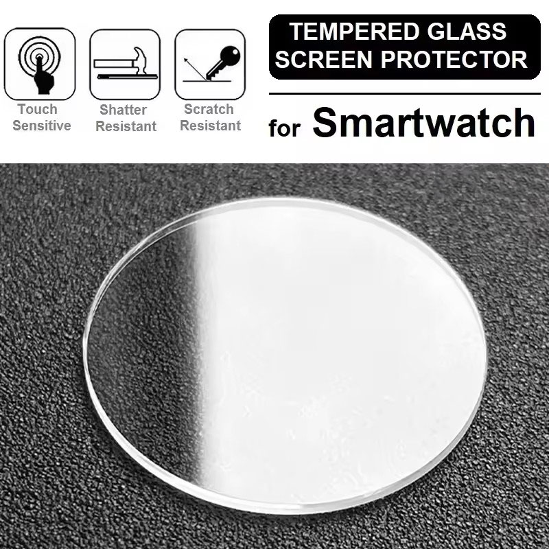 26-46mm Universal Round Temper - Smartwatch Screen Film のレビューと価格