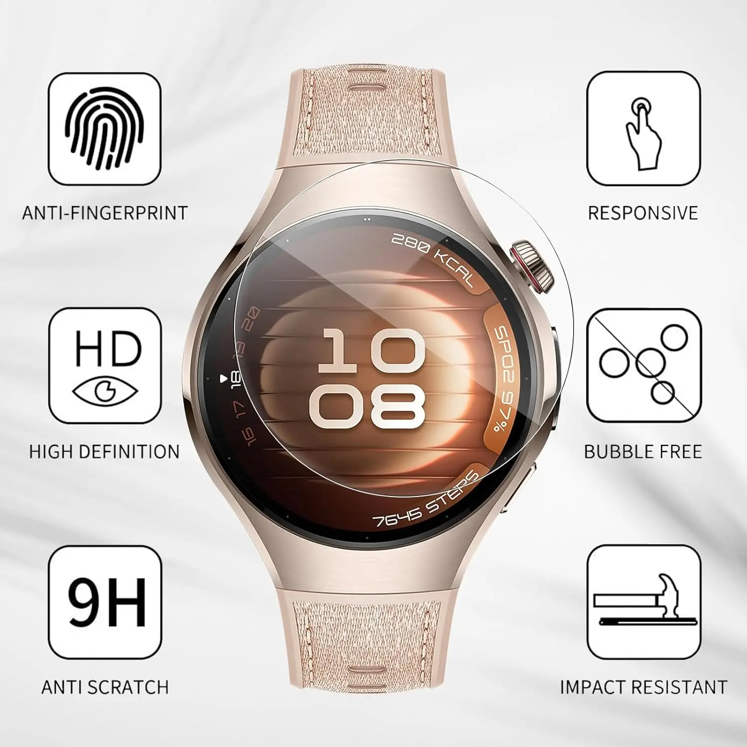 Hydrogel Film For Huawei Watch - Hydrogel Screen Protector のレビューと価格