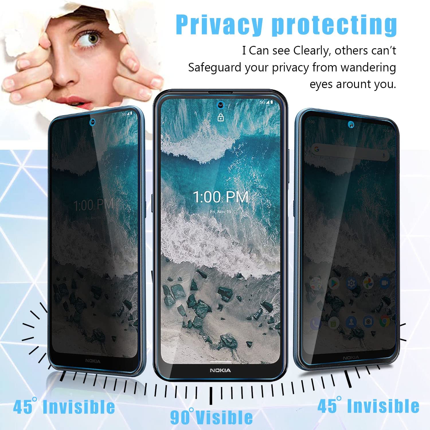 2 PACK Privacy Filter Tempered - Privacy Filter 2Pack のレビューと価格