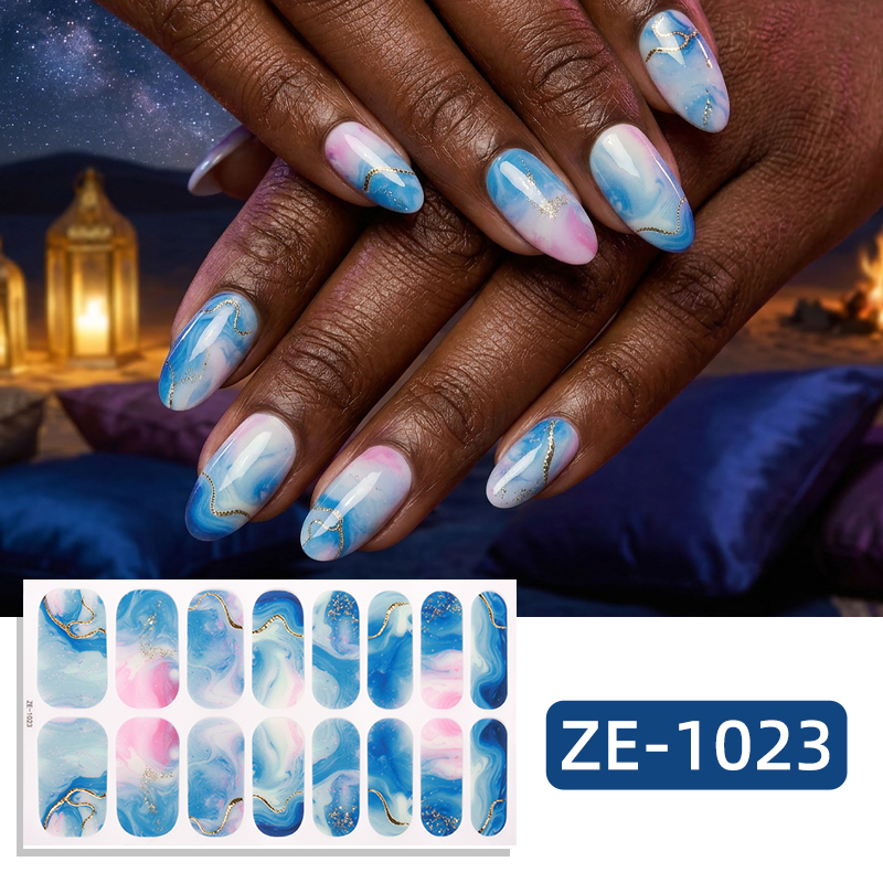 16Tips Glitter Marble Full Cov - Full Cover Adhesive のレビューと価格