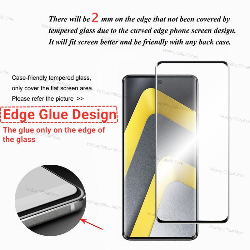 3/2/1 PCS 3D Curved Edge Glass - Curved Edge Screen のレビューと価格