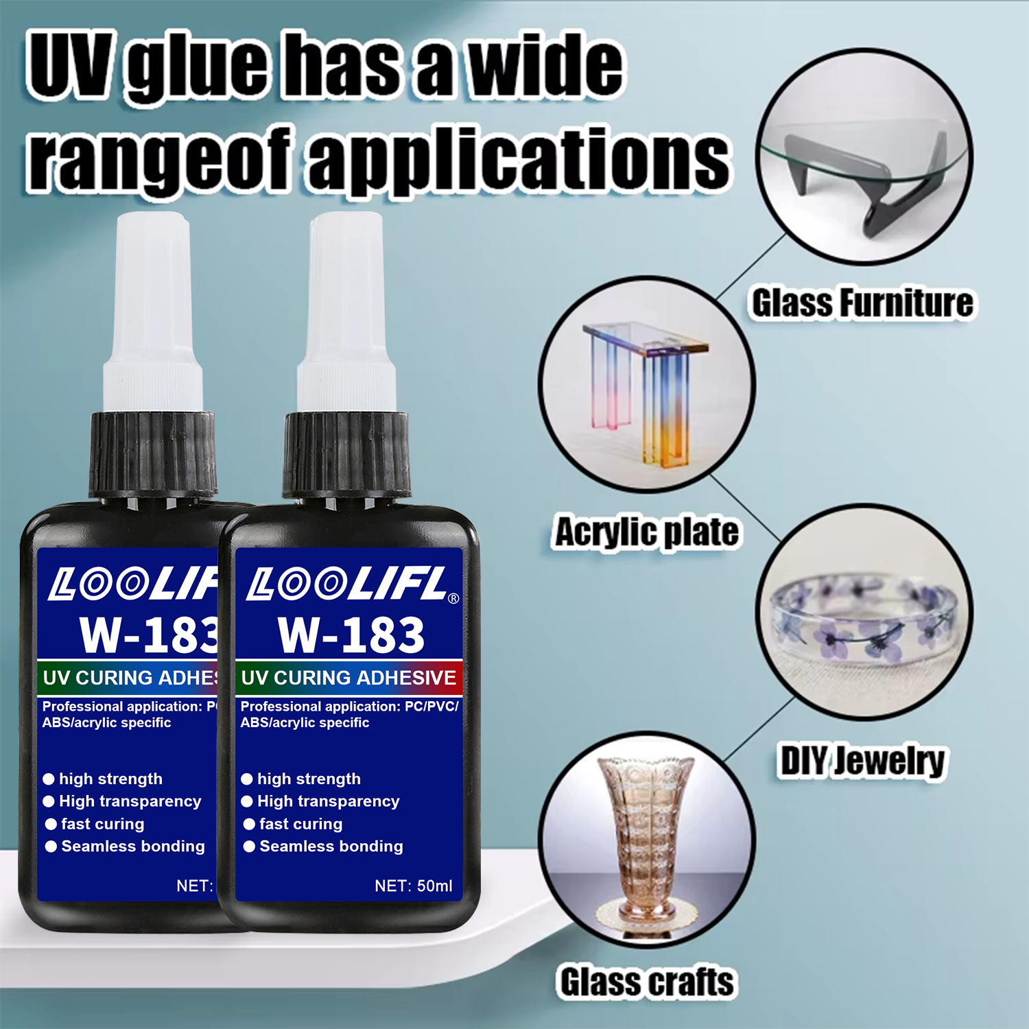 Hot Sell UV Hard Resin Adhesiv - Liquid Uv Glue Kit のレビューと価格