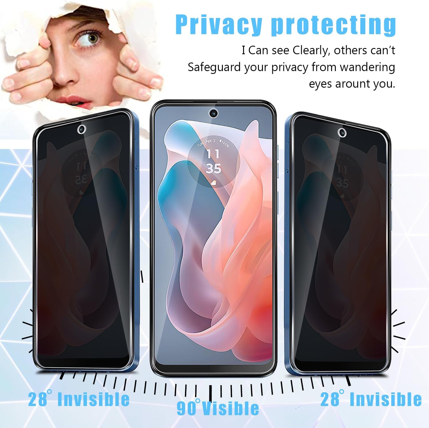 2 PACK Privacy Filter Tempered - Privacy Filter 2Pack のレビューと価格