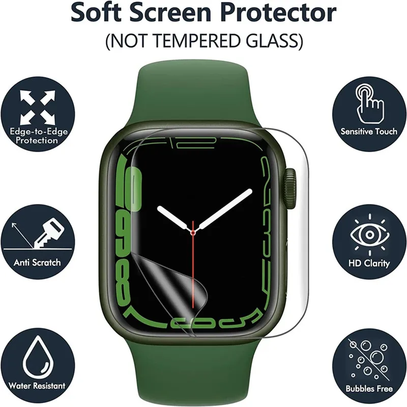 3PCS Hydrogel Film for Apple W - Hydrogel Screen Protector のレビューと価格