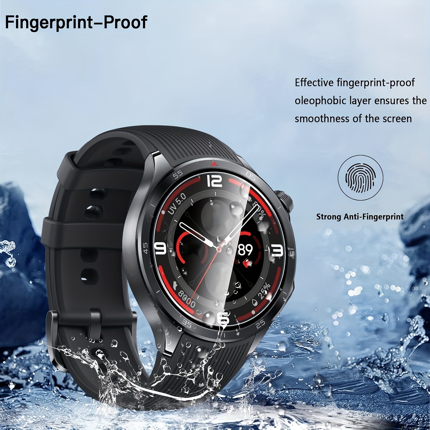 3PCS 9H Tempered Glass Screen  - Smartwatch Screen Film のレビューと価格