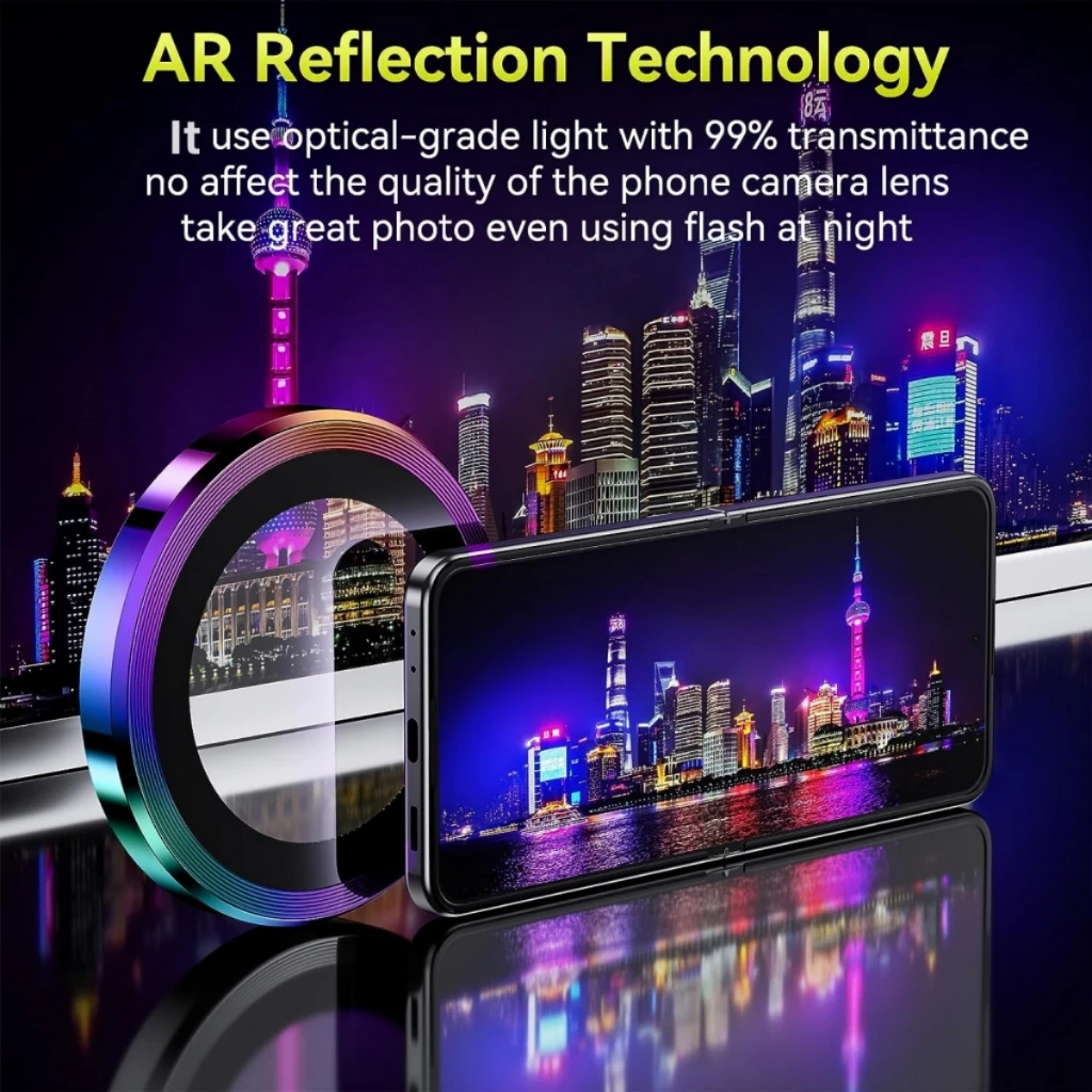 Metal Camera Lens Protector Fo - Tempered Glass Screen 9H のレビューと価格